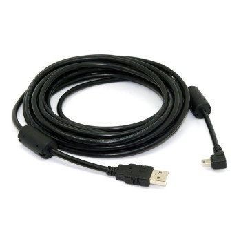 USB 2.0 Male to Mini USB Left amp; Right Angled 90 Degree Cable 0.5m 1.8m 3m 5m 50cm 180cm for Camera MP4 Tablet