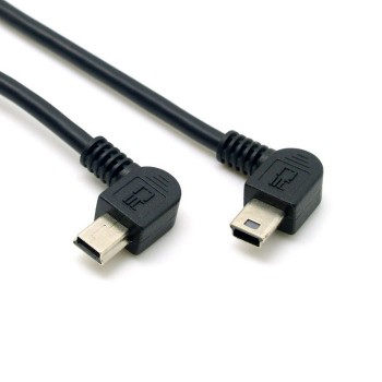 USB 2.0 Male to Mini USB Left amp; Right Angled 90 Degree Cable 0.5m 1.8m 3m 5m 50cm 180cm for Camera MP4 Tablet