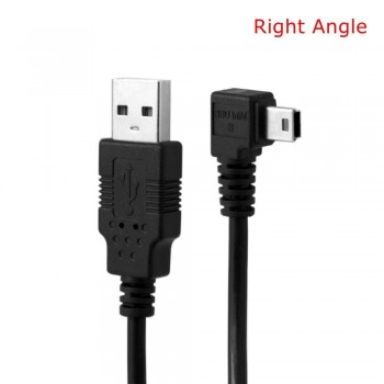 USB 2.0 Male to Mini USB Left amp; Right Angled 90 Degree Cable 0.5m 1.8m 3m 5m 50cm 180cm for Camera MP4 Tablet