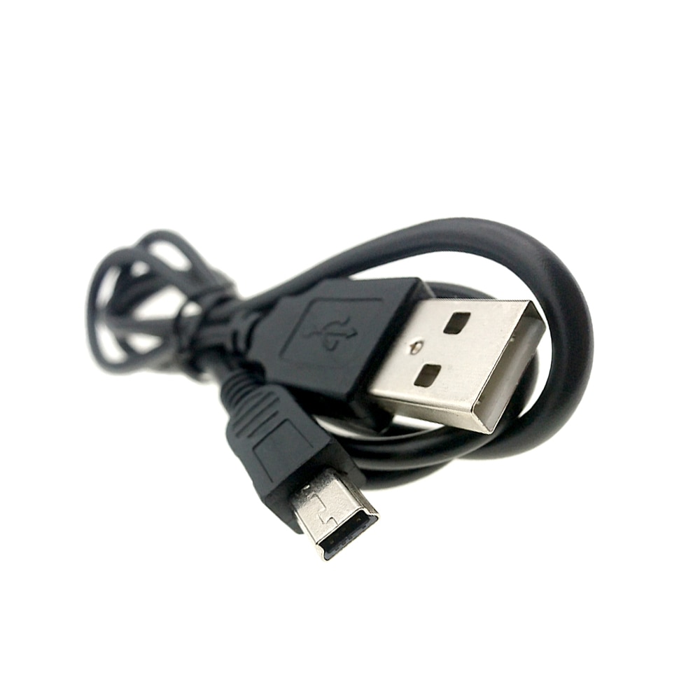 SHELI Data Sync Flat Mini USB A Male To Mini 5 Pins B Charger V3 USB Cable For MP3 MP4 MP5 Player Camera Radio Bluetooth DVD