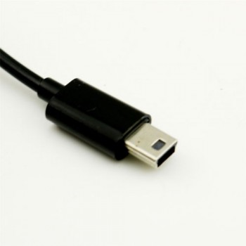 1pc Micro USB B 5 Pin Male To Mini USB B 5 Pin Male Spiral Coiled Adapter Cable 3FT