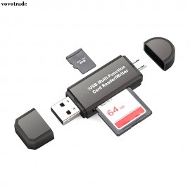 vovotrade MINI USB 2.0 +OTG Micro SD/SDXC TF Card Reader Adapter High Transmission Speed U Disk Factory Price Drop Shipping