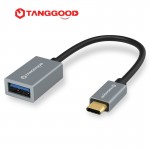 TANGGOOD USB C to USB A female Adapter OTG Cable USB 3.1 3.0 5Gbps Data Speed for Macbook Pro Xiaomi Mi6 Mix 2 Nexus 15cm