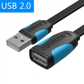 Vention USB2.0 3.0 Extension Cable Male to Female Extender Cable USB3.0 Cable Extended for laptop PC USB Extension Cable