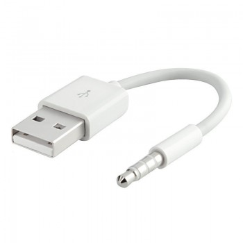 USB Charger Data SYNC Cable for Apple iPod Shuffle 3rd 4th 5th Generation 3.5mm