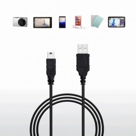 Marsnaska 50cm Phone Adapter Mini USB 2.0 A Male to Mini 5 Pin B Charge Data Cable Adapter For MP3 Mp4 Player Digital Camera