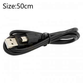Marsnaska 50cm Phone Adapter Mini USB 2.0 A Male to Mini 5 Pin B Charge Data Cable Adapter For MP3 Mp4 Player Digital Camera