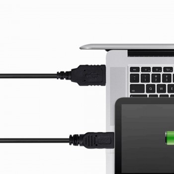 Marsnaska 50cm Phone Adapter Mini USB 2.0 A Male to Mini 5 Pin B Charge Data Cable Adapter For MP3 Mp4 Player Digital Camera