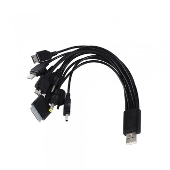 New 1PC 10 in 1 Charger USB Cable for iPod Motorola Nokia Samsung LG Sony Ericsson K750 Consumer Electronics Data Cables