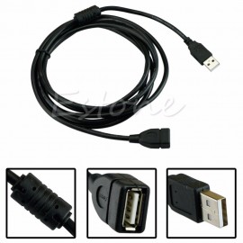 3M 10FT USB 2.0 A Male to A Female Extension Cable Cord Wire Lead For PC Laptop