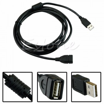3M 10FT USB 2.0 A Male to A Female Extension Cable Cord Wire Lead For PC Laptop