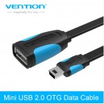 Vention Mini USB 2.0 OTG Cable Mini USB Otg Data Cable Adapter 10cm/20cm male to female for Tablet PC/MP3/Cellphone /GPS