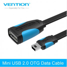 Vention Mini USB 2.0 OTG Cable Mini USB Otg Data Cable Adapter 10cm/20cm male to female for Tablet PC/MP3/Cellphone /GPS