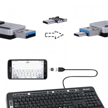 OTG Adapter USB to Micro USB Converter Flash Drive Connector for Android Smartphone Tablet PC With OTG to Flash Mouse Keyboard