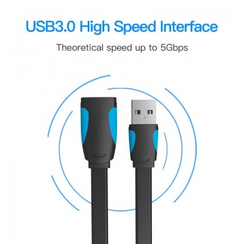 Vention USB Extension Cable Super Speed USB 3.0 Cable Male to Female 1m 2m 3m Data Sync USB 3.0 Extender Cord Extension Cable