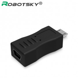 Micro USB Male to Mini USB Female Adapter Connector Converter Adaptor for Mobile Phones MP3