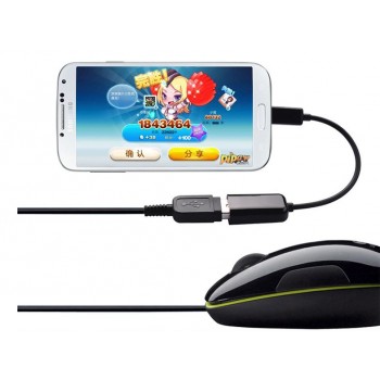 2PCS/LOT OTG Adapter Micro USB to USB2.0 Converter OTG Cable for Android Samsung Galaxy Xiaomi Tablet Pc to Flash Mouse Keyboard