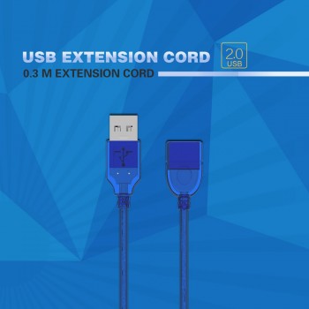 High Quality USB 2.0 A Male AM to USB 2.0 B Type FeMale Extension Printer Wire Cable USB2.0 Cable 0.3m