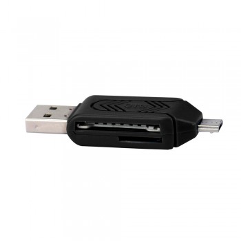 vovotrade 2018 NEW MINI USB 2.0 +OTG Micro SD/SDXC TF Card Reader Adapter U Disk for Cell Phone PC Factory Price Drop Shipping