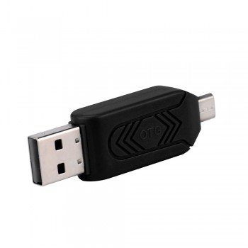 vovotrade 2018 NEW MINI USB 2.0 +OTG Micro SD/SDXC TF Card Reader Adapter U Disk for Cell Phone PC Factory Price Drop Shipping