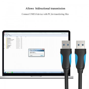 Vention USB to USB Male to Male 2.0 3.0 Extension Cable High Speed USB3.0 Data Cable For HDD Car Radiator Webcom Cable Extender