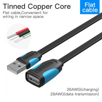 Vention USB Extension Cable USB 3.0 Cable USB Extender for Camera PC PS4 Xbox Smart TV USB3.0 2.0 Charger Data Cable Extension