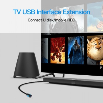 Vention USB Extension Cable USB 3.0 Cable USB Extender for Camera PC PS4 Xbox Smart TV USB3.0 2.0 Charger Data Cable Extension