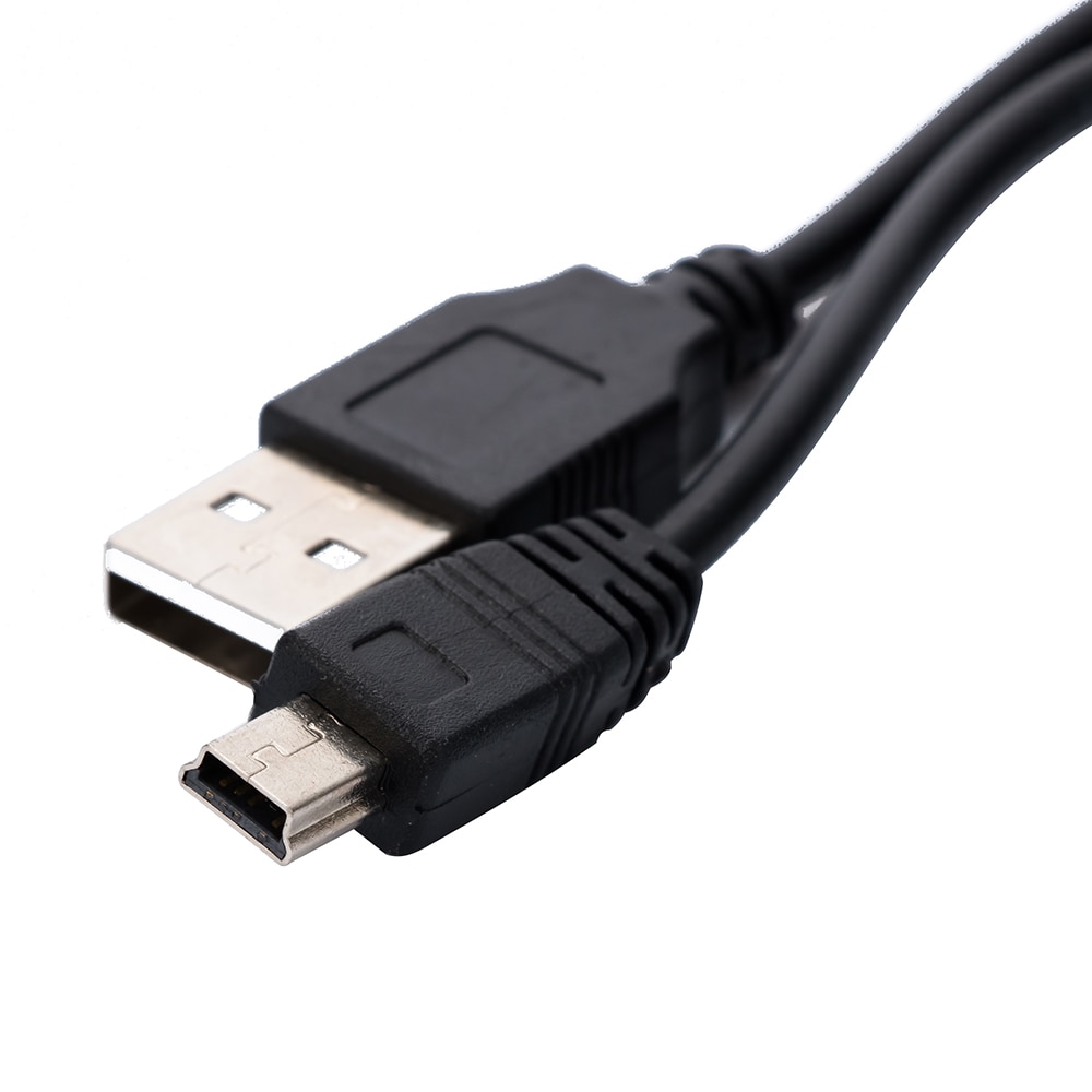 1m Copper USB 2.0 To MINI 5 Pin Male Jack Charging Date Transmit Cable Cord For Speakers Laptop Camera MP3 MP4 MP5 PSP GPS