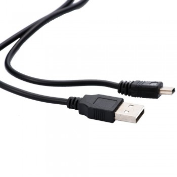 1m Copper USB 2.0 To MINI 5 Pin Male Jack Charging Date Transmit Cable Cord For Speakers Laptop Camera MP3 MP4 MP5 PSP GPS