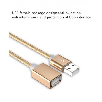 USB 2.0 Cable USB2.0 Extension Extender Male To Female Cabo USB Data Cables For PC Printer Camera Mouse Game Controller
