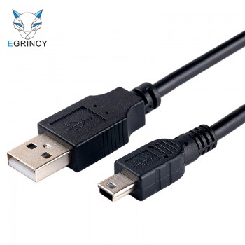 EGRINCY Mini USB Cable Mini USB To USB Fast Charging Data Cable For Cellular Phone Digital Camera HDD MP3 MP4 Player Tablets GPS