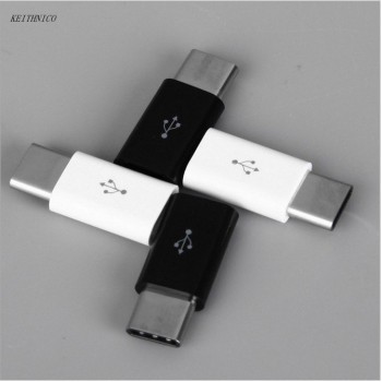 2Pcs USB 3.1 Type C Male To Micro USB Female Converter Adapter Connector Charging Data Sync Transfer For Xiaomi Letv For Huawei