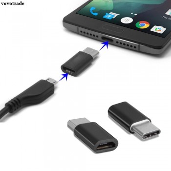 USB 3.1 Type-C Male to Micro USB Female Converter USB-C Adapter Type for Tablet Mobile Phone Hard Disk Drive Power Charging