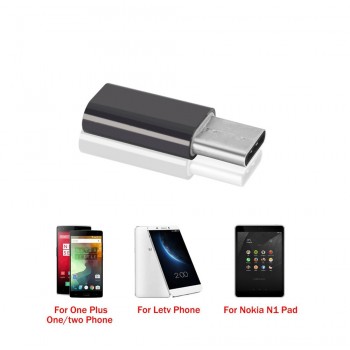 USB 3.1 Type-C Male to Micro USB Female Converter USB-C Adapter Type for Tablet Mobile Phone Hard Disk Drive Power Charging