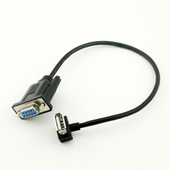 1pcs RS232 DB9 Female to USB 2.0 A Female Serial Cable Adapter Converter 8 Inch 25cm