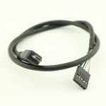 1pcs 50cm Micro USB 5Pin Male to Dupont 5 Pin Female Header Motherboard Adapter Cable