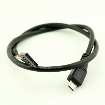 1pcs 50cm Micro USB 5Pin Male to Dupont 5 Pin Female Header Motherboard Adapter Cable