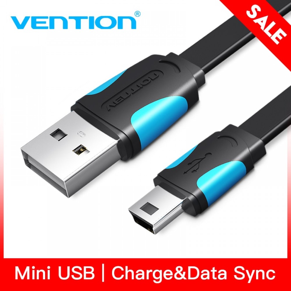 Vention Mini USB Cable Mini USB to USB Fast Data Charger Cable for MP3 MP4 Camera HDD Mobile Phone Cable 0.25M 0.5M 1M 1.5M 2M