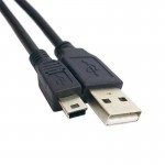 1M 1.5M Mini USB Cable Mini USB To USB Fast Charger Data Cable T Port Adapater For MP3 MP4 Player Car DVR Digital Camera