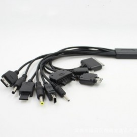 Elistooop 1PC 10 in 1 Charger USB Cable for iPod Motorola Nokia Samsung LG Sony Ericsson K750 Consumer Electronics Data Cables