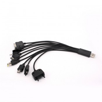 Elistooop 1PC 10 in 1 Charger USB Cable for iPod Motorola Nokia Samsung LG Sony Ericsson K750 Consumer Electronics Data Cables