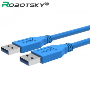 Super Speed USB 3.0 Cable Male To Male USB Extension Cable USB 3.0 Extender Data Cabo Cord For Hard Disk Cameras PC