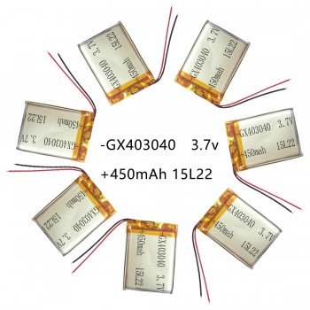 3.7V 450mAh 403040 Lithium Polymer Li-Po li ion Rechargeable Battery Lipo cells For Tachograph Car DVR Bluetooth speaker Camera