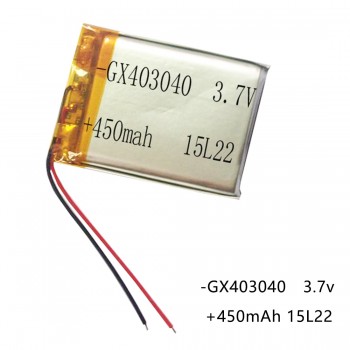 3.7V 450mAh 403040 Lithium Polymer Li-Po li ion Rechargeable Battery Lipo cells For Tachograph Car DVR Bluetooth speaker Camera