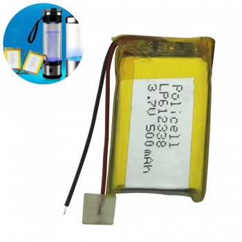 500mAh 3.7V 612338 Lithium Polymer Li-Po Li ion Rechargeable Battery Lipo Cells for DVR GPS MP3 MP4 Cell Phone Speaker