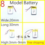 3.7V 402030 302030 502030 602030 702030 802030 902030  polymer lithium battery MP3 MP4 Bluetooth Headset GPS