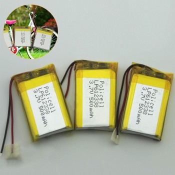 Rechargeable 3.7V 500mAh 612338 Lithium Polymer Li-Po Li ion Battery Lipo Cells for DVR GPS MP3 MP4 Cell Phone Speaker