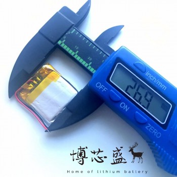 3.7V lithium Li ion polymer rechargeable battery 402525 230MAH Bluetooth headset speakers steelmate small toys 042525 MP3 MP4