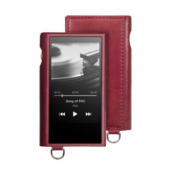 FiiO SK-M9 leather case for Music player M9 Red color