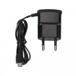 Portable Universal 5V AC Wall Charger Adapter With Cable Charging Tools Black US/UK/EU Plug for smartphone Mp4 mp3